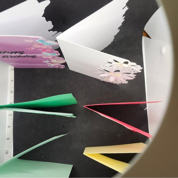 Hand Crafted Colorful All Occasoin Cards Set of 12 - Picture 9 of 16